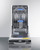 Summit DW183WADA 18" Wide Stainless Steel Built-In White Door Dishwasher - 115 Volts