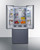 Summit FDRD175SSIM 16.1 Cu. Ft. Stainless Steel 1-Section Bottom Mount Refrigerator-Freezer - 115 Volts