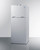 Summit BKRF151W 14.3 Cu. Ft. White Finish Top-Mount Refrigerator-Freezer with NIST-Calibrated Thermometers - 115 Volts