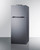 Summit BKRF15SS 14.3 Cu. Ft. Stainless Steel Finish Top-Mount Refrigerator-Freezer with NIST-Calibrated Thermometers - 115 Volts