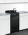 Summit RG201B 19.5" W Jet Black Sealed Burners Gas Range - 36,000 BTU