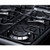 Summit RG201B 19.5" W Jet Black Sealed Burners Gas Range - 36,000 BTU