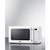 Summit SM904WA 17.88" W White Exterior Countertop Microwave Oven - 115 V