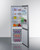 Summit FFBF124SS 11.7 Cu. Ft. Stainless Steel 2 Solid Doors Frost-Free Refrigerator-Freezer - 115 Volts