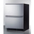 Summit SDHDR2446 23.5" W Stainless Steel 2-Drawer Built-In Undercounter Refrigerator - 115 Volts