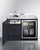 Summit CK48NCSINKL 47.25" W Black Left Door Swing Cabinet All-In-One Kitchenette - 115 Volts