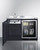 Summit CK48NCSINKL 47.25" W Black Left Door Swing Cabinet All-In-One Kitchenette - 115 Volts