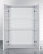 Summit CABWH2430 24" W x 30" H Clean White Seamless Plywood Box 6-Way Adjustable Hinging French Door Wall Cabinet