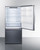 Summit FFBF179SSIM 17.2 Cu. Ft. Gray Cabinet Stainless Steel 2 Doors Bottom Mount Refrigerator-Freezer - 115 Volts