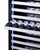 Summit SDHWC98 23.5" W Stainless Steel Built-In Dual Zone Shallow Depth Wine Cellar - 115 Volts