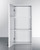 Summit CABWH1530L 15" W x 30" H Clean White Seamless Plywood Box Left Hand Door Swing Wall Cabinet