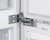 Summit FFBF11NT 10.77 Cu. Ft. White Stainless Steel 2 Solid Doors Built-In Refrigerator-Freezer - 115 Volts