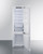 Summit FFBF11NT 10.77 Cu. Ft. White Stainless Steel 2 Solid Doors Built-In Refrigerator-Freezer - 115 Volts