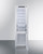 Summit FFBF11NT 10.77 Cu. Ft. White Stainless Steel 2 Solid Doors Built-In Refrigerator-Freezer - 115 Volts
