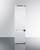 Summit FFBF11NT 10.77 Cu. Ft. White Stainless Steel 2 Solid Doors Built-In Refrigerator-Freezer - 115 Volts