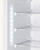 Summit FFBF11NT 10.77 Cu. Ft. White Stainless Steel 2 Solid Doors Built-In Refrigerator-Freezer - 115 Volts