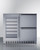 Summit SWCDAR36UC 35.5" W Stainless Steel Built-In Combination Wine Cellar and 2-Drawer Refrigerator - 115 Volts