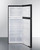 Summit CTR152BLLF2 14.3 Cu. Ft. Black 2 Doors Top-Mount Refrigerator-Freezer with Combination Lock - 115 Volts