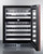 Summit CL244WC2PNR 23.38" W Stainless Steel Glass Door with Panel Ready Undercounter Dual Zone Wine Cellar - 115 Volts