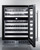 Summit CL244WC2 23.38" W Stainless Steel Built-In or Freestanding Undercounter Dual Zone Wine Cellar - 115 Volts