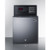 Summit MBSAFESS 19.5" W Stainless Steel Door Minibar with In-Room Safe - 115 Volts