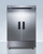 Summit AFS49ML Performance Series 49 Cu. Ft. All Stainless Steel 2 Solid Full Hinged Doors Reach-In Pharma-Lab All-Freezer - 115 Volts
