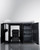 Summit CARTOS54LS 57.88" W Black Portable Outdoor Kitchenette with Stainless Steel Door Refrigerator - 115 Volts