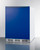 Summit BRF611WHB 23.63" W Blue Solid Door Built-In or Freestanding Undercounter Refrigerator-Freezer - 115 Volts