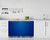 Summit BRF611WHB 23.63" W Blue Solid Door Built-In or Freestanding Undercounter Refrigerator-Freezer - 115 Volts