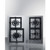 Summit GCJ4SS 23.63" W 4 Burner Stainless Steel Gas Cooktop - 27,400 BTU