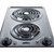 Summit CCE227SS 12" W Stainless Steel 2 Burners Manual Controls Electric Radiant Cooktop - 230 Volts