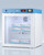 Summit ACR162GNSF456 18.75" W Stainless Steel Glass Compact Healthcare Refrigerator - 115 Volts