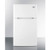 Summit CP34W 3.2 Cu. Ft. White Stainless Steel 2-Door Design Compact Refrigerator-Freezer - 115 Volts