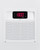 Summit LAB8 Accucold 3.08 Cu. Ft. White Cabinet Steel Interior 1 Lift-Up Door Swing Chest Freezer - 115 Volts