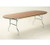 Maywood ML4296RACE 96" W x 42" D x 30" H Oval Black Plastic Glides Standard Folding Table