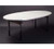 Maywood DFORIG4884OVAL 84" W x 48" D x 30" H Oval Metal Glide Caps Original Folding Table