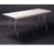 Maywood MF1860 60" W x 18" D x 30" H Rectangle Black Plastic Glides Standard Folding Table