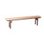 Maywood MP1596BENCH 96" W x 15" D x 18" H Stained Wood 5/8" Plywood Top Folding Bench