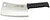 Omcan USA 10546 10" Stainless Steel Blade Black Plastic Handle Cleaver