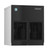 Hoshizaki F-1022MAK-CB Slim-Line Series 22" W Black Stainless Steel Air-Cooled Modular Cubelet Ice Machine - 115 Volts