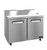 Hoshizaki VSR48A-12 Valiance Series 47.75" W Stainless Steel 12-Pan 2-Section Sandwich Prep Refrigerator