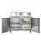 Hoshizaki VSR48A-12 Valiance Series 47.75" W Stainless Steel 12-Pan 2-Section Sandwich Prep Refrigerator