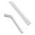 Essendant BWKFSTW775W25 7.75" White Plastic Flexible Wrapped Straws - 20 Packs of 500 Each