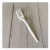 Essendant BWKFORKPPMW 7.87" W White Mediumweight Polypropylene Cutlery Fork - 1000 per Carton