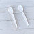 Essendant BWKSOUPWHPS 7.09" W White Heavyweight Wrapped Polystyrene Cutlery Soup Spoon - 1000 per Carton
