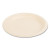Essendant BWKPLATE9NPFA 9" Dia. Tan Molded Fiber PFAS-Free Dinnerware Plate Sugarcane - 500 per Carton