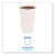 Essendant BWKWHT16HCUP 16 Oz. White Paper Boardwalk Hot Cups - 20 Sleeves of 50 Each