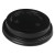 Essendant BWKHOTBL1020 Black Plastic Boardwalk Hot Cup Lids fits to 10 Oz. to 20 Oz. Hot Cup - 1000 per Carton