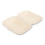 Essendant BWKHINGE96NPFA 9.45" W Tan Sugarcane Hoagie and Hinged Lid Molded Fiber PFAS-Free Food Container - 250 per Carton