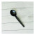 Essendant BWKSOUPBLHVY 7.48" W Black Heavyweight Polypropylene Cutlery Soup Spoon - 1000 per Carton